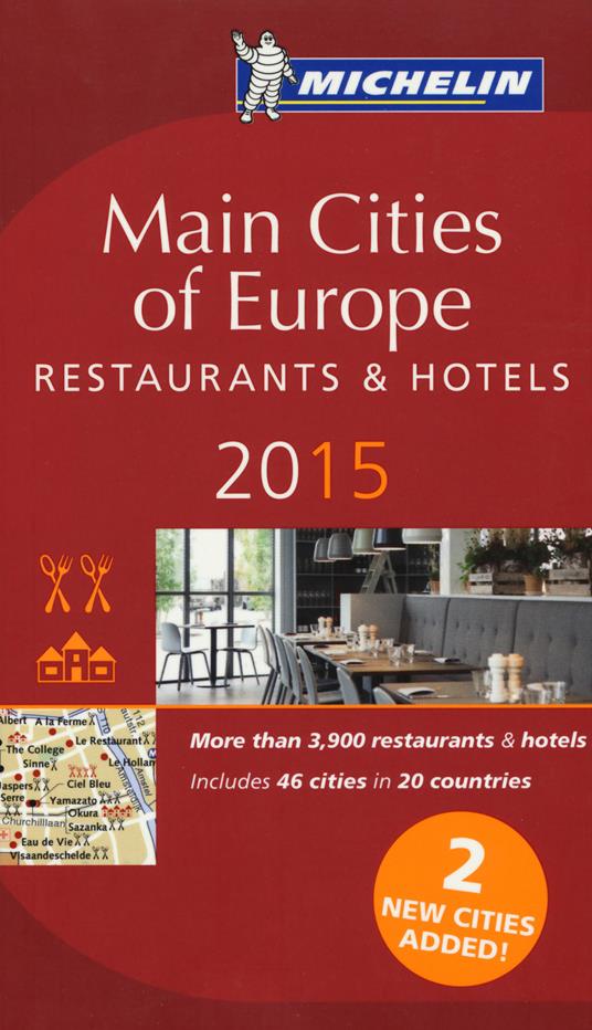 Main cities of Europe 2015. Restaurants & hotels - copertina