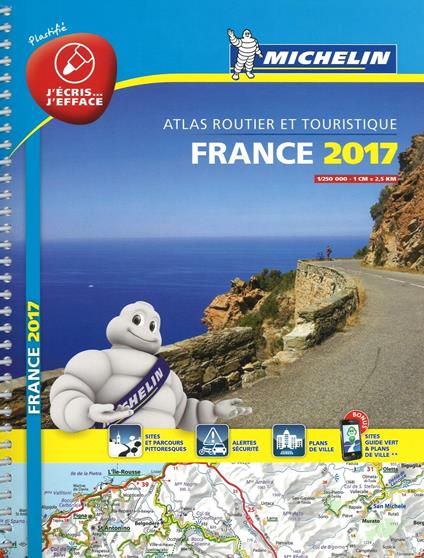 Francia. Atlante stradale e turistico. Ediz. francese - copertina