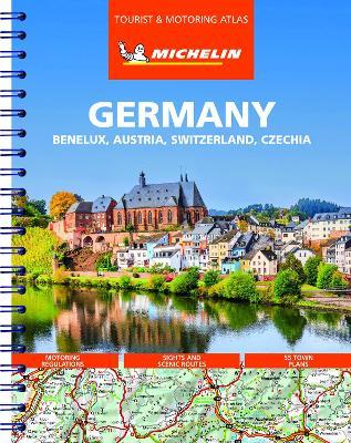 Germany. Benelux, Austria, Switzerland, Czech republic. Road atlas. Ediz. a spirale - copertina