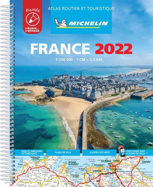 France. Atlas routier et touristique 2022. Ediz. a spirale - copertina