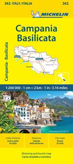 Campania e Basilicata 1:200.000