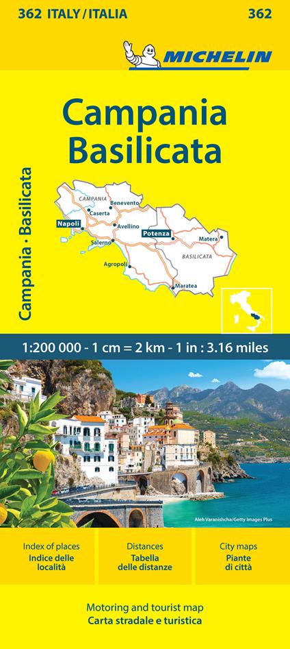 Campania e Basilicata 1:200.000 - copertina