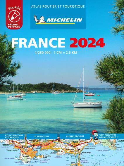 France. Atlas routier et touristique 2024. Ediz. plastificata - copertina