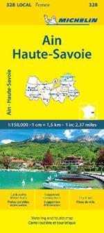 Ain Haute-Savoie - Michelin Local Map 328: Map