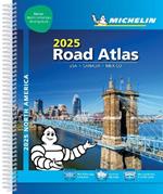 USA Canada Mexico - 2025 Road Atlas (A4-Spiral): Map