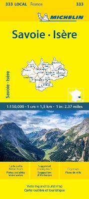 Isere  Savoie - Michelin Local Map 333: Map - Michelin - cover