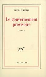 Le gouvernement provisoire