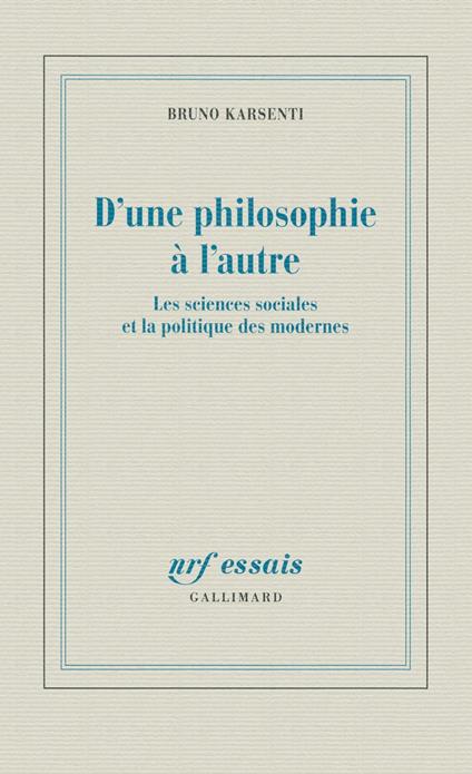 D'une philosophie à l'autre