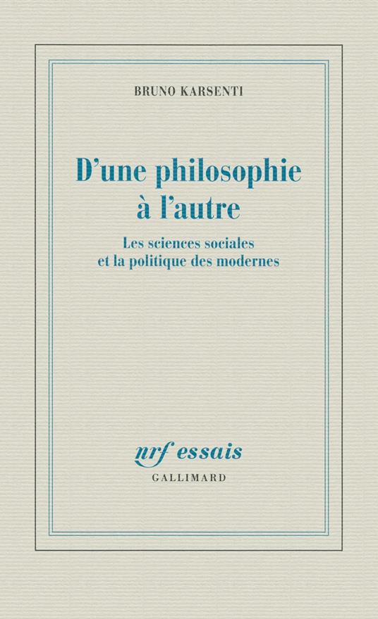 D'une philosophie à l'autre