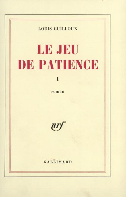 Le Jeu de patience (Tome 1)