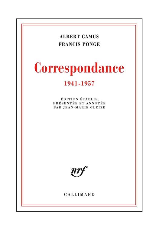 Correspondance (1941-1957)