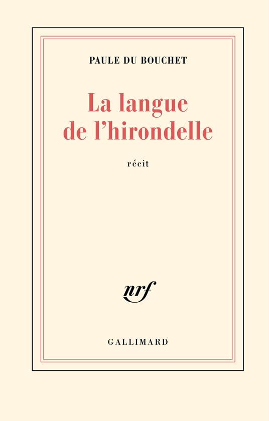 La langue de l'hirondelle