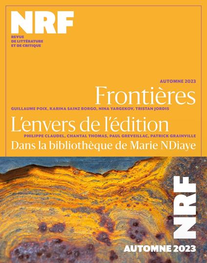 La Nouvelle Revue Française N° 656 (Automne 2023)