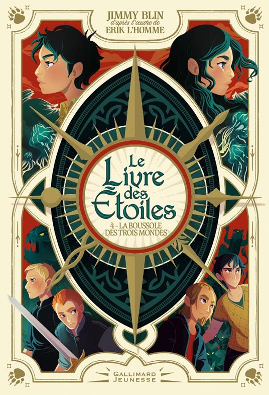 Le Livre des Étoiles (Tome 4) - La Boussole des trois Mondes - Jimmy Blin,Noemie Chevalier - ebook