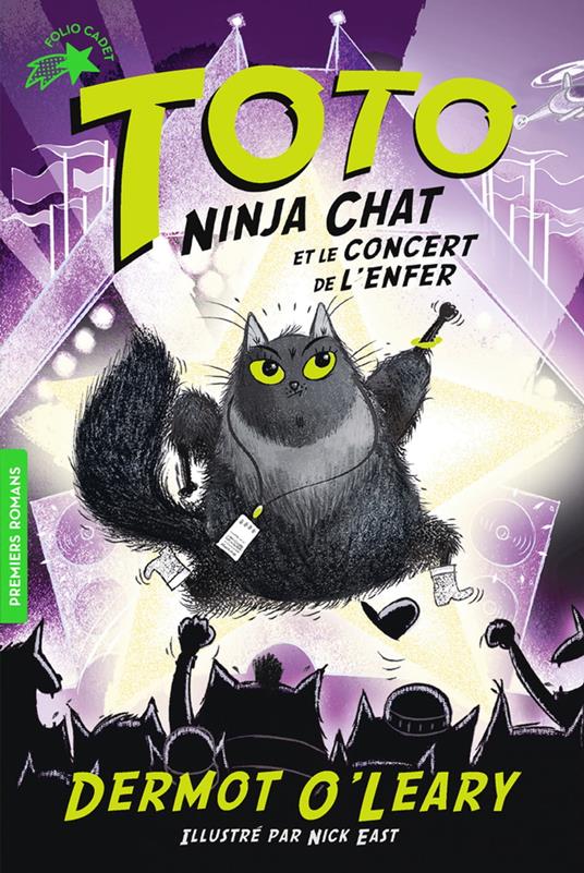 Toto Ninja chat (Tome 3) - Toto Ninja chat et le concert de l'enfer - Dermot O'Leary - ebook