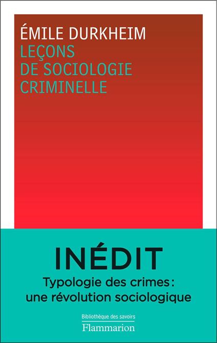 Leçons de sociologie criminelle