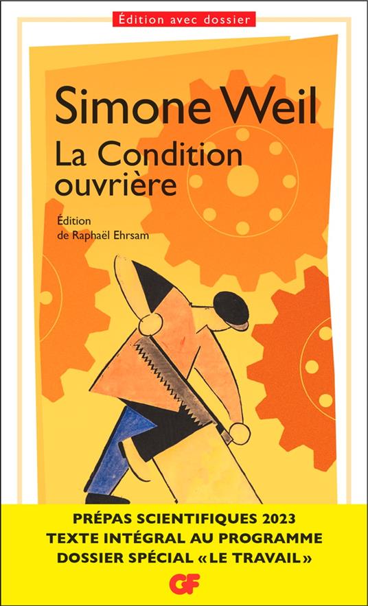 La Condition ouvrière - Prépas scientifiques 2023