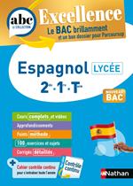 Espagnol Lycée (2de, 1re, Terminale) - ABC Excellence - Bac 2025 - Enseignement commun - Cours complets, Notions-clés et vidéos, Points méthode, Exercices et corrigés détaillés - EPUB