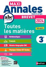 Maxi Annales Brevet 2024 - Corrigé