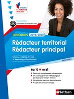 Concours rédacteur territorial et rédacteur principal - Catégorie B - Intégrer la fonction publique - 2019