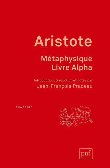 Métaphysique. Livre Alpha