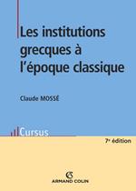 Les institutions grecques à l'époque classique