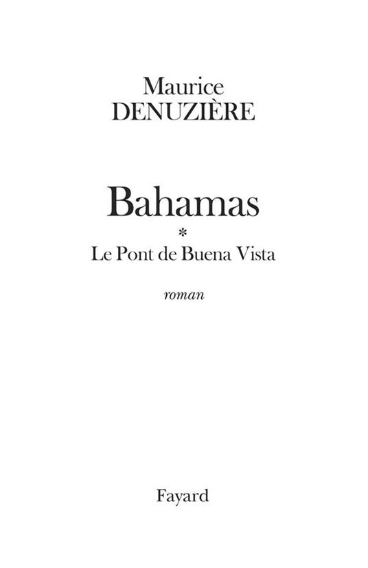 Bahamas, tome 1