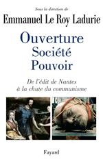 Ouverture, société, pouvoir