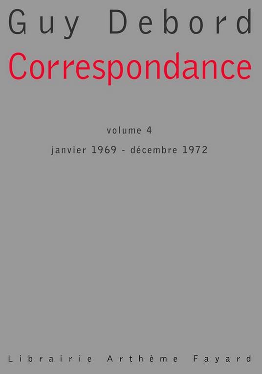 Correspondance, tome 4