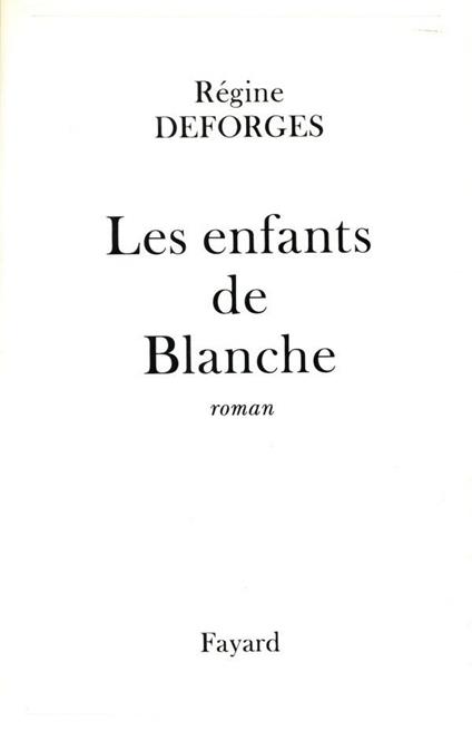 Les Enfants de Blanche