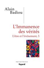 L'immanence des vérités