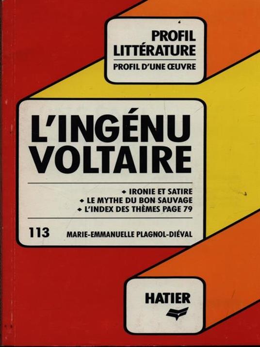 L' ingenu Voltaire - Marie-Emmanuelle Pagnol-Dieval - copertina