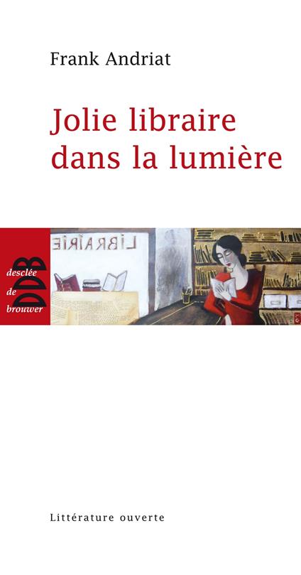 Jolie libraire dans la lumière