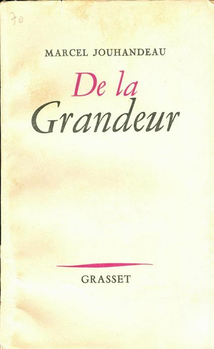 De la grandeur