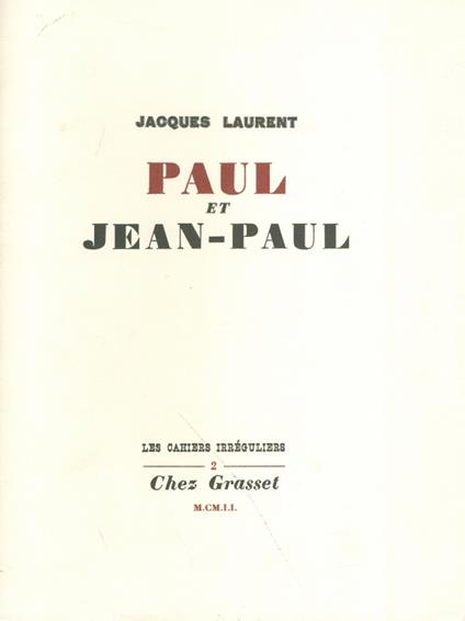 Paul et Jean-Paul