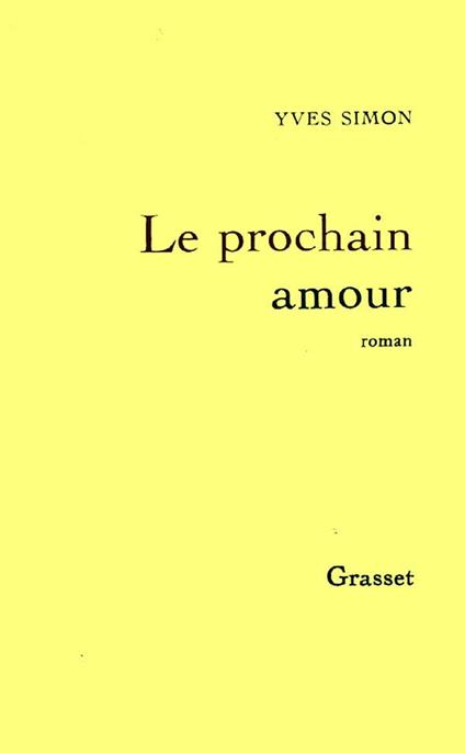 Le prochain amour