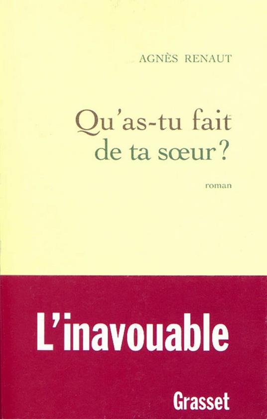 Qu'as-tu fait de ta soeur ?