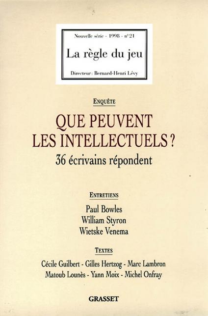 La règle du jeu n° 21