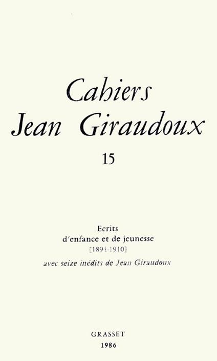 Cahiers numéro 15