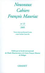 Nouveaux cahiers de François Mauriac N°13