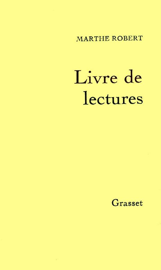 Livre de lectures