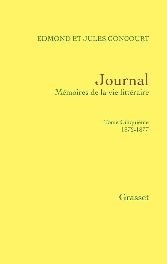 Journal, tome cinquième