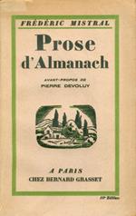 Prose d'Almanach