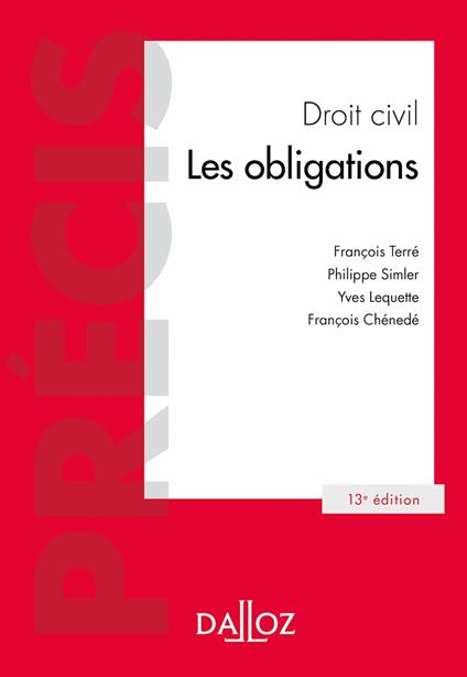 Droit civil Les obligations 13ed