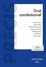 Droit constitutionnel 2024 26ed