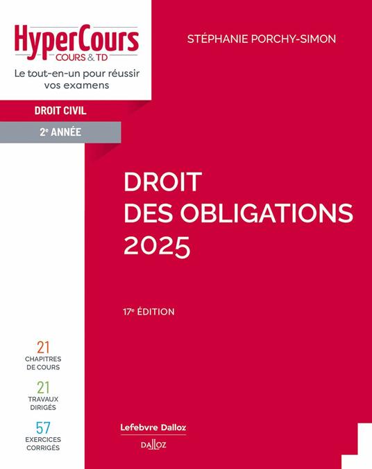 Droit des obligations 2025. 17e éd.