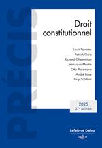 Droit constitutionnel 2025 27ed