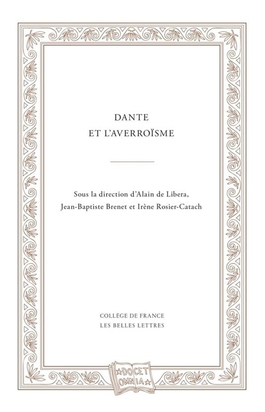 Dante et l'averroïsme