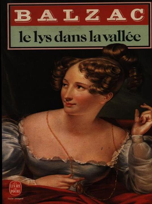 Le lys dans la vallee - Honoré de Balzac - copertina
