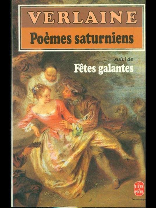 Poemes saturniens - Fetes galantes - Paul Verlaine - copertina